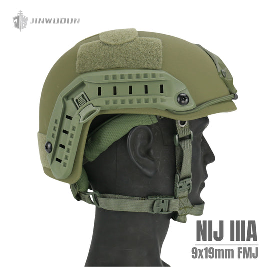 JWD-FAST super high cut bulletproof helmet NIJ IIIA 9x19mm tactical bulletproof helmet welfare model