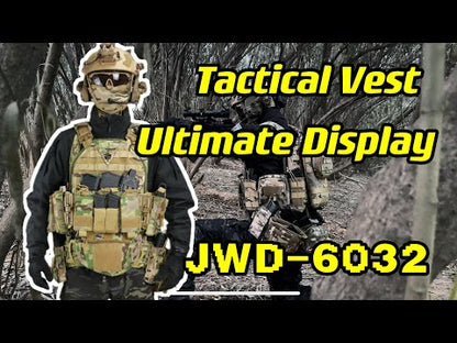 NIJ IV 6094 Tactical vest body armor/quick release system-MultiCam